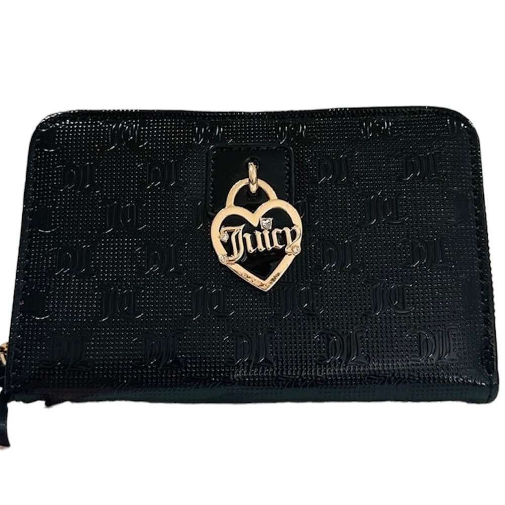 NWT Juicy Couture Simply Perfect Multi Compartment Bifold Wallet - Black